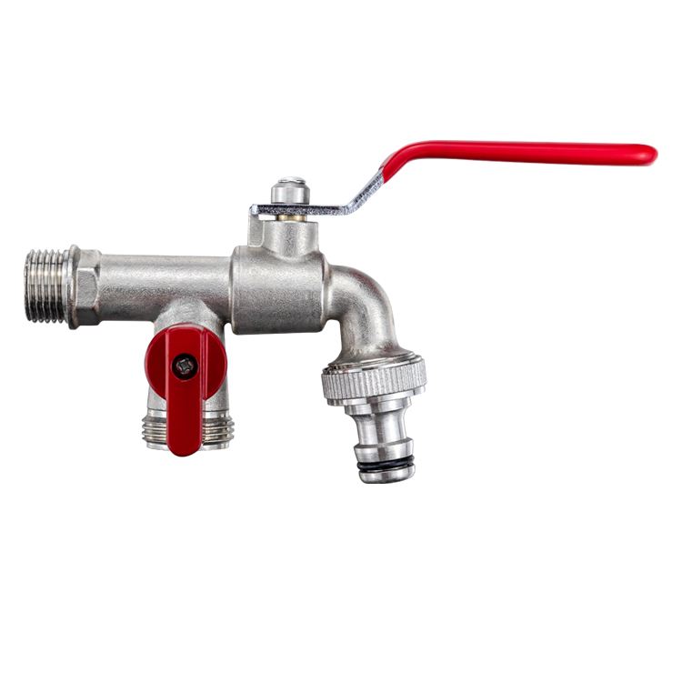2 outlets garden faucet connect hose for IBC tank