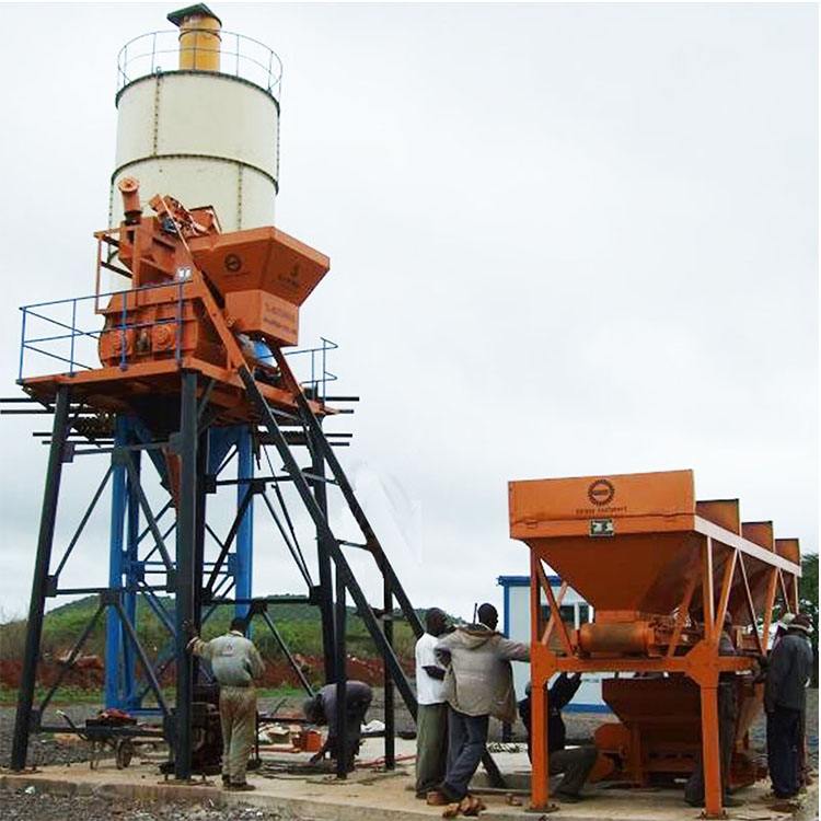 Hot selling product HZS25 plant cement concrete batching