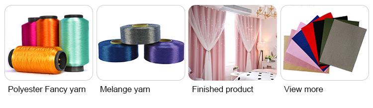 JINXIA cone dyed yarn polyester dope dyed monofilament yarn dope dyed polyester yarn