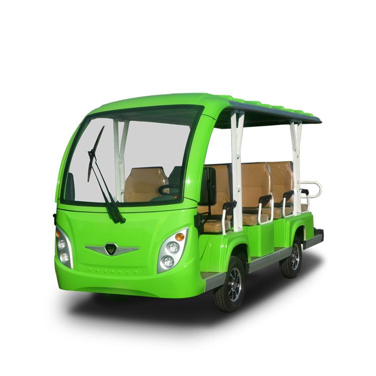 11 Seats off Road Battery Powered Classic Shuttle Enclosed Electric Sightseeing Car with Ce SGS Certificate