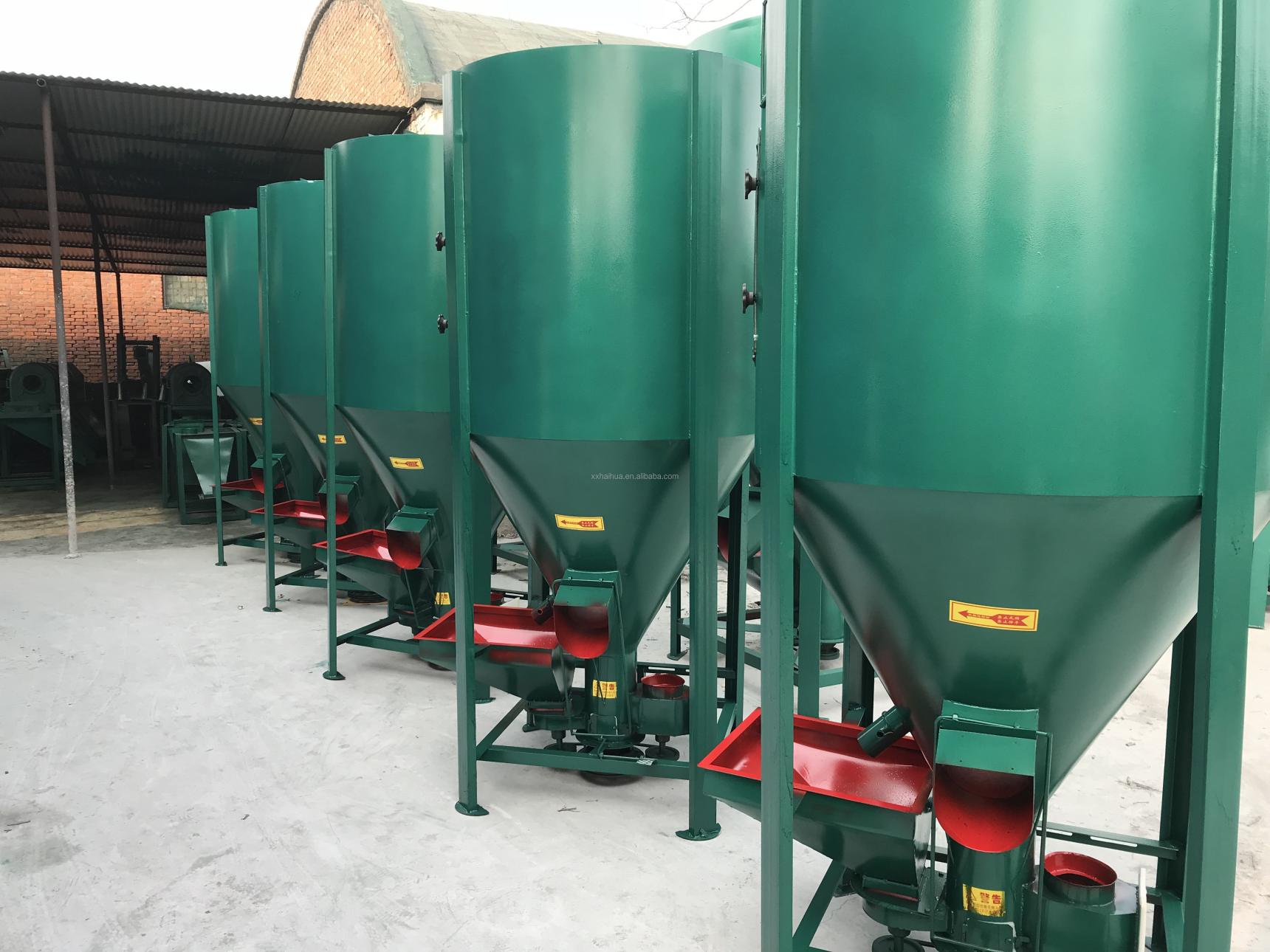 animal poultry cattle chicken pig feed vertical mixer / vertical mixing tank / vertical mixing