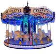 factory direct sale dependable performance amusements rides park equipment kids ride antique electric merry-go-round