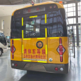 school bus mini diesel 27+1 seats children for kindergarten yellow long nose safe elementary students
