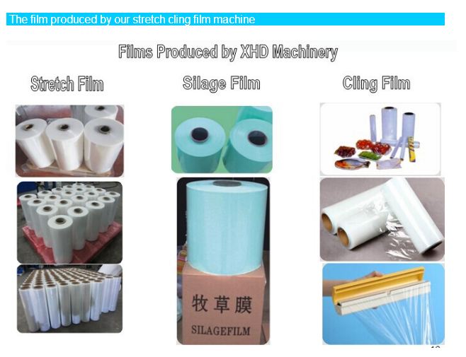 Fully Automatic Double layer 1000 mm Stretch Cling Film Extruder stretch film making machine