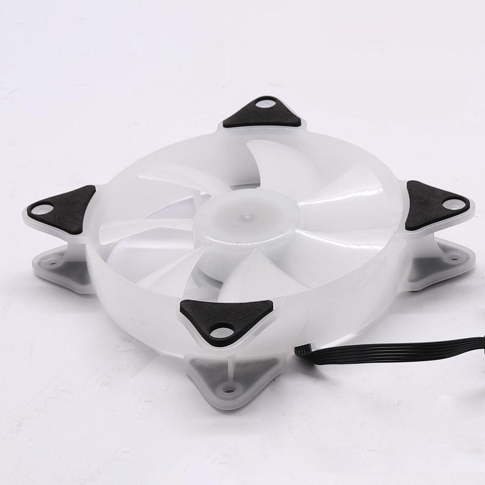 RGB electrical Cooling Fans for PC computer case with RGB LED lights CPU Cooler Fan 120mm RGB Fan cooler with Controller remo