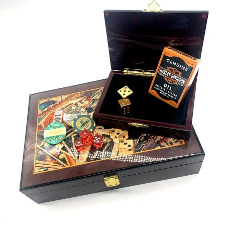 Custom Playing Card Casino Poker Card with Exquisite wooden gift box Custom Logo