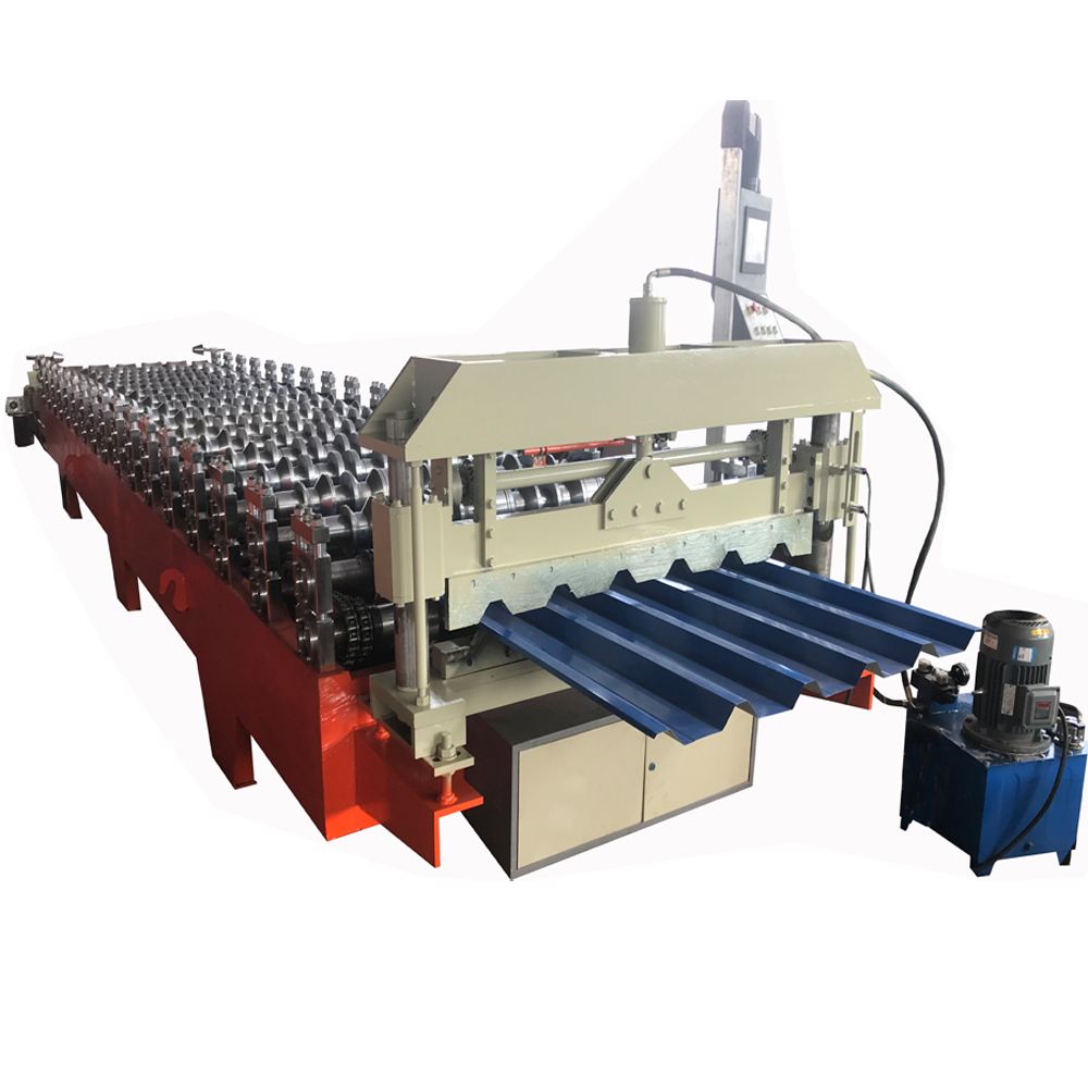 Brazil 980 color steel roof panel making machinery roll forming machine