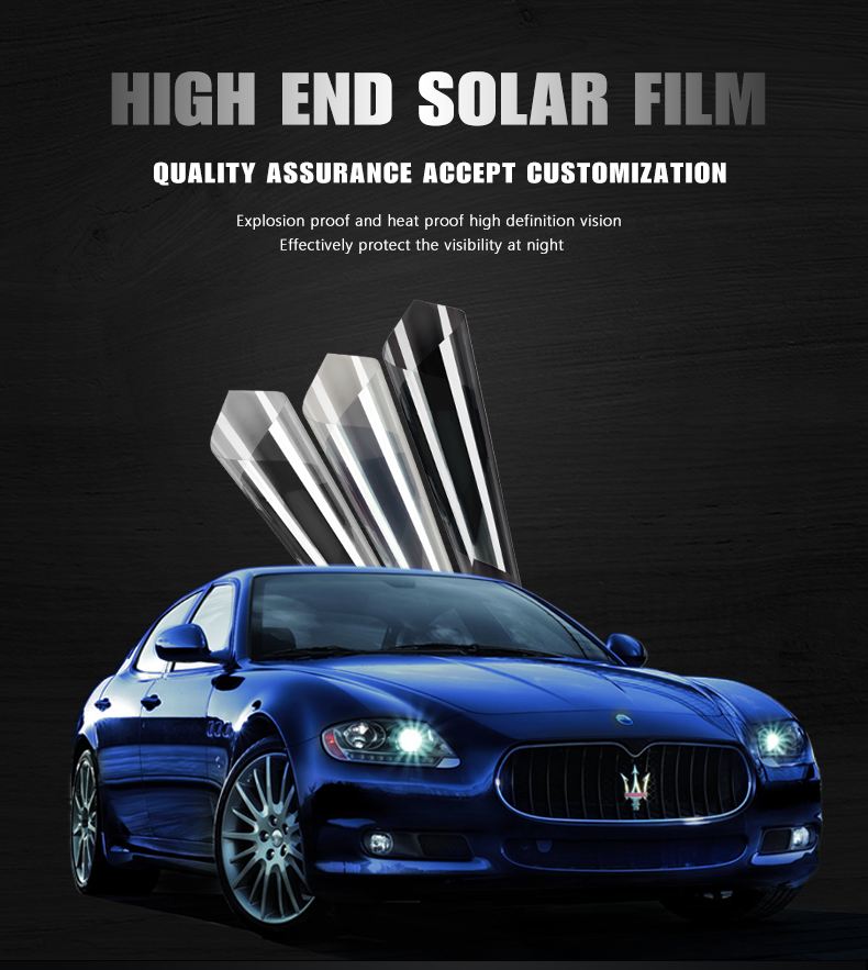 1.52X30m LVT5%  Auto Nano Ceramic Solar Window Tint Film UV Protection tinted Car window Film