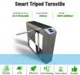 RFID Reader Tripod Turnstile Entrance Gates With Access Control Panel