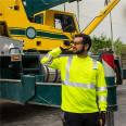 2021 Custom High Visibility Work Uniform Tshirt Safety Reflective Construction Long Sleeve T Shirt