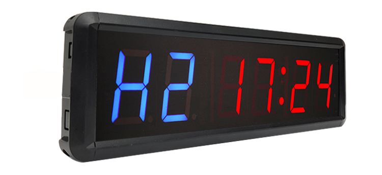 1.5 Inch 6 Digit Best Led Digital Crofit 1 Minute Interval Training Gym Timer Tabata FGB Sports timing Crossfit  Clock