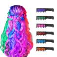 Temporary Hair Chalk Hair Dye Red Color Bright Colors Quick Effective Hair Dye Comb For Men Women Girls Kids