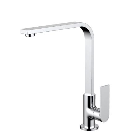 Kamali sanitary ware new design modern industrial aerator brass long square single clod water kitchen sink tap faucet