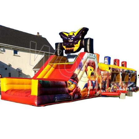 New design legos movie theme customized combo inflatable castle toys for adults and kids