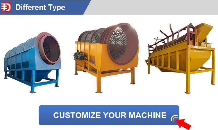 Widely used multiple grades vermicompost trommel sieving machine