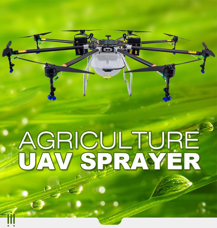 Wind-resistant anti-drift nozzle agricultural drone sprayer with gps