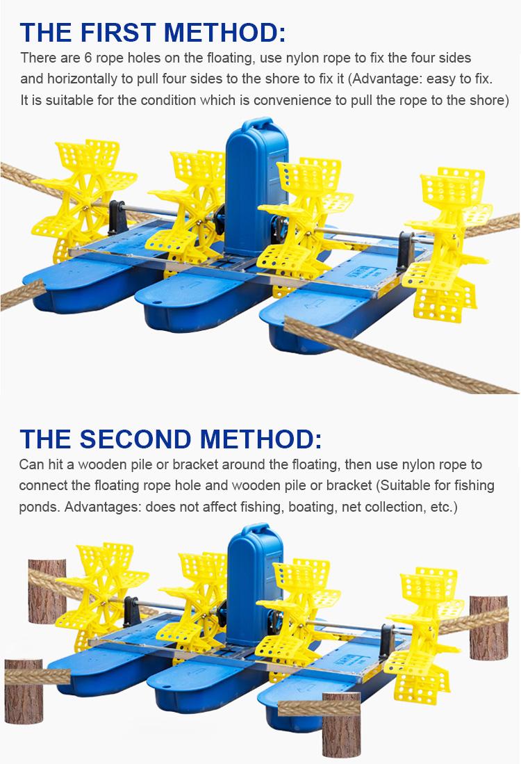 solar paddle wheel aerator aquaculture solar power aerator for fish shrimp