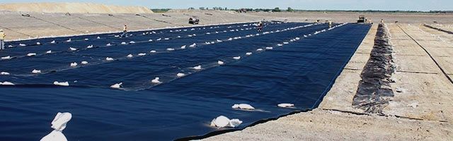 Black Waterproof Pond Liner Aquaculture LDPE HDPE Geomembrane in Roll