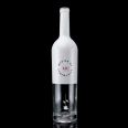 Best selling China Supplier 750ml White top Clear Whisky Vodka Empty Glass Bottle with cork