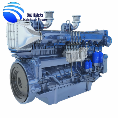 Chinese Suppliers Weichai 8 Cylinder 170 Series High Power Marine Diesel Engine With CCS Certificate