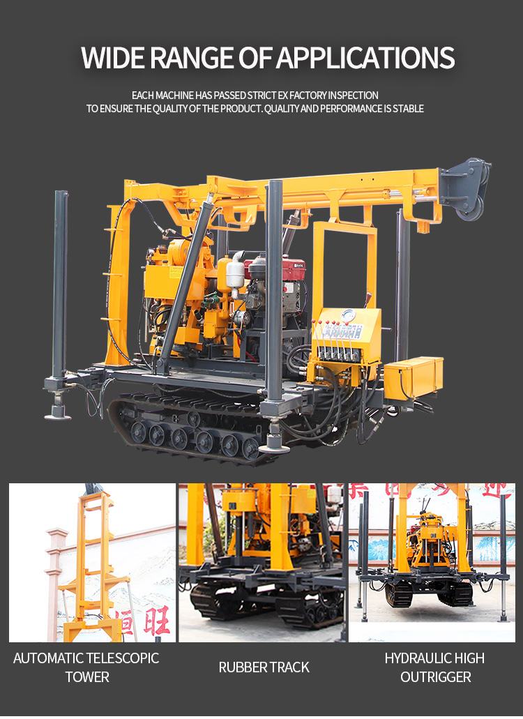 water well drilling rig and Hydraulic Rock Drilling, core drilling Machine