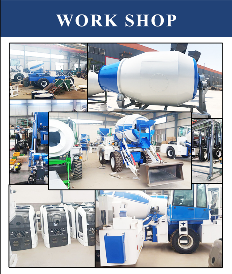 New self loading concrete mixer pump truck south africa