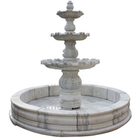 Best Price Customized Marble Sculpture Outdoor Decorative Inside Water Fountains