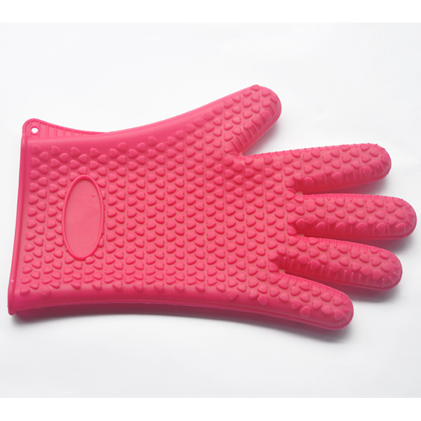 Silicone Oven Gloves Anti Slip Heat Resistant BBQ Cooking Baking Gloves for Kitchen