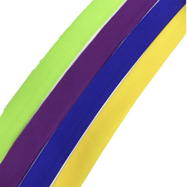 Manufacturer wholesale custom logo woven pp  jacquard elastic webbing strap