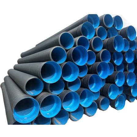 DN500 SN4 SN8 corrugated hdpe pipe with spigot
