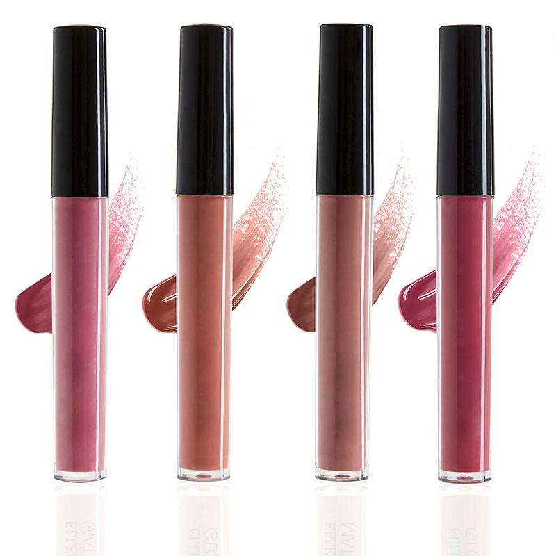 wholesale custom logo private label Cruelty Free Vegan glossy Long Lasting shimmer lip gloss