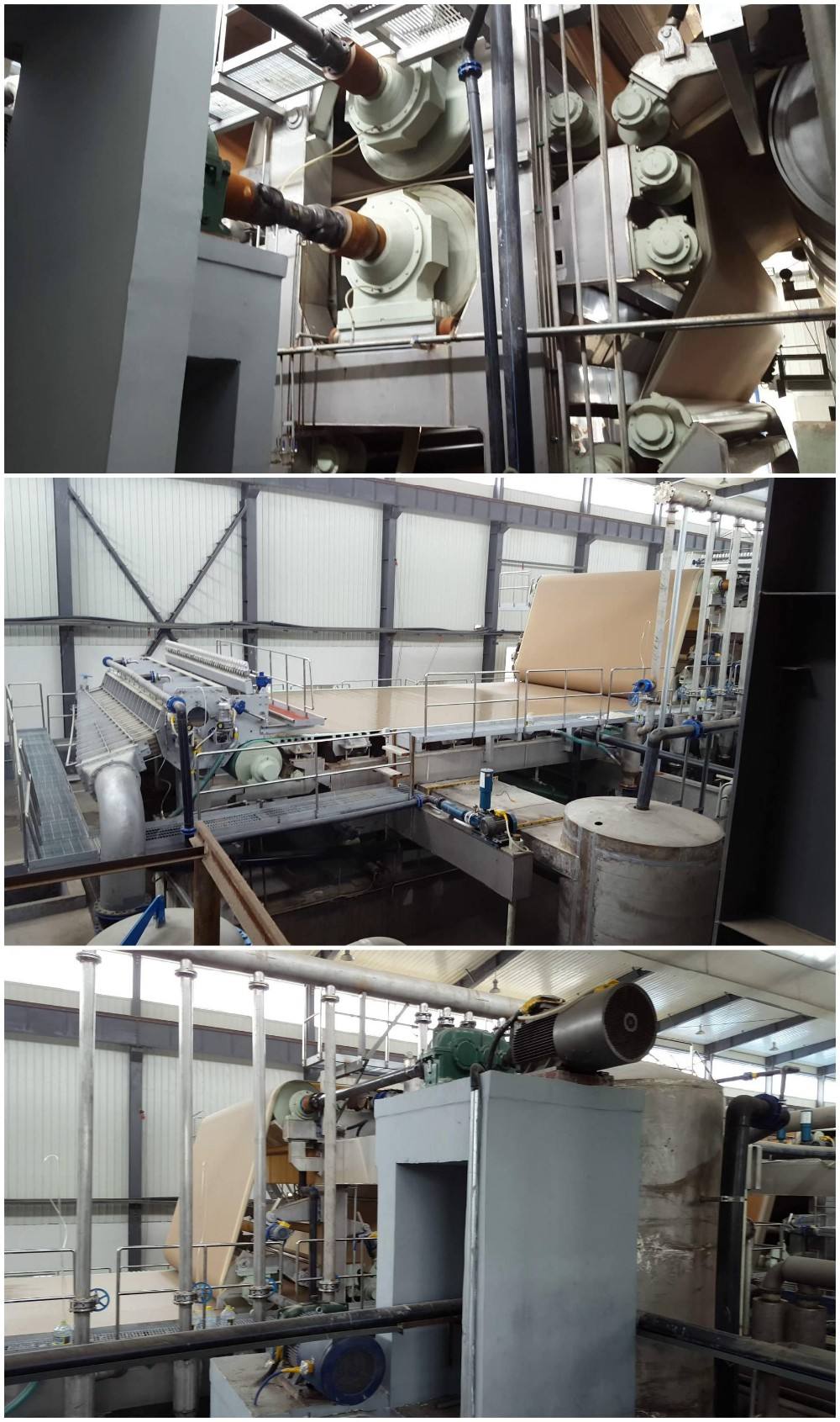 Zhengzhou guangmao machinery recycling waste paper machine and cardboard to make craft paper rolls