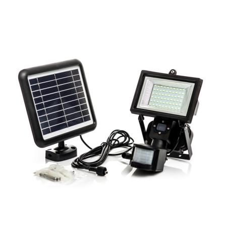 3.7V 2000mAh Solar Powered Spotlight Security Lamps Solar Security Floodlight With Motion Sensor