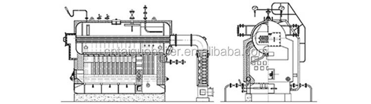 Automatic Slag Removing Industrial Wood Steam Generator