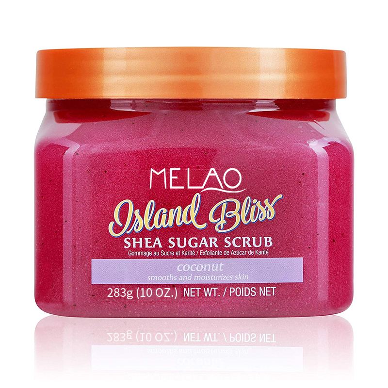 Natural Fruit Shea Sugar Scrub Exfoliating Whitening Moisturizing Skin Care Face Body Shea Scrub