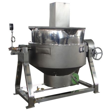 Industrial Jacketed Tank Milk Boiling Pan Cooking Mixer Machine