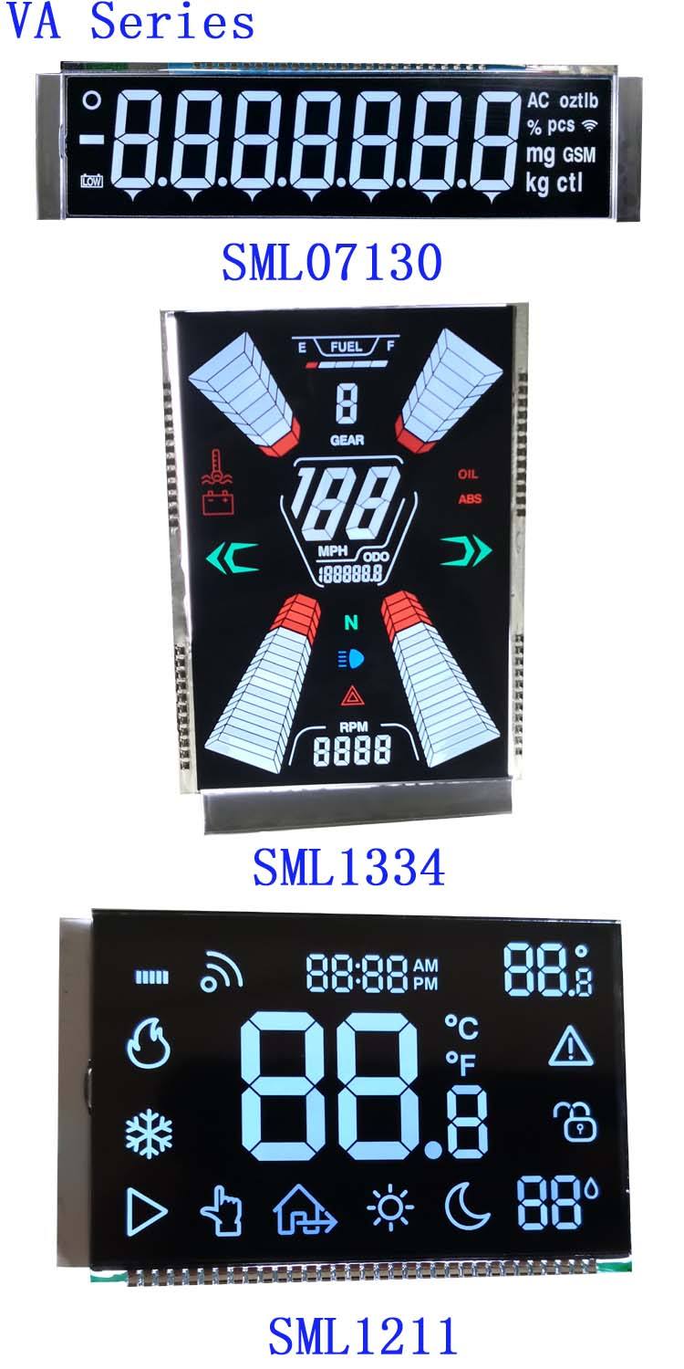 TN STN HTN FSTN VA Custom segment LCD Display Screen,Custom Energy Meter Lcd