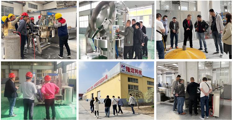 CE approved industrial electric heating caramel sauce making machine caramel sauce cooking mixer machine price