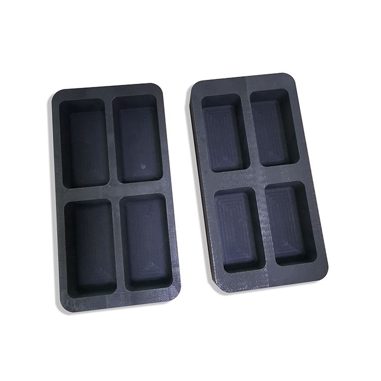 Customized high density graphite mould for gold silver precious metal casting