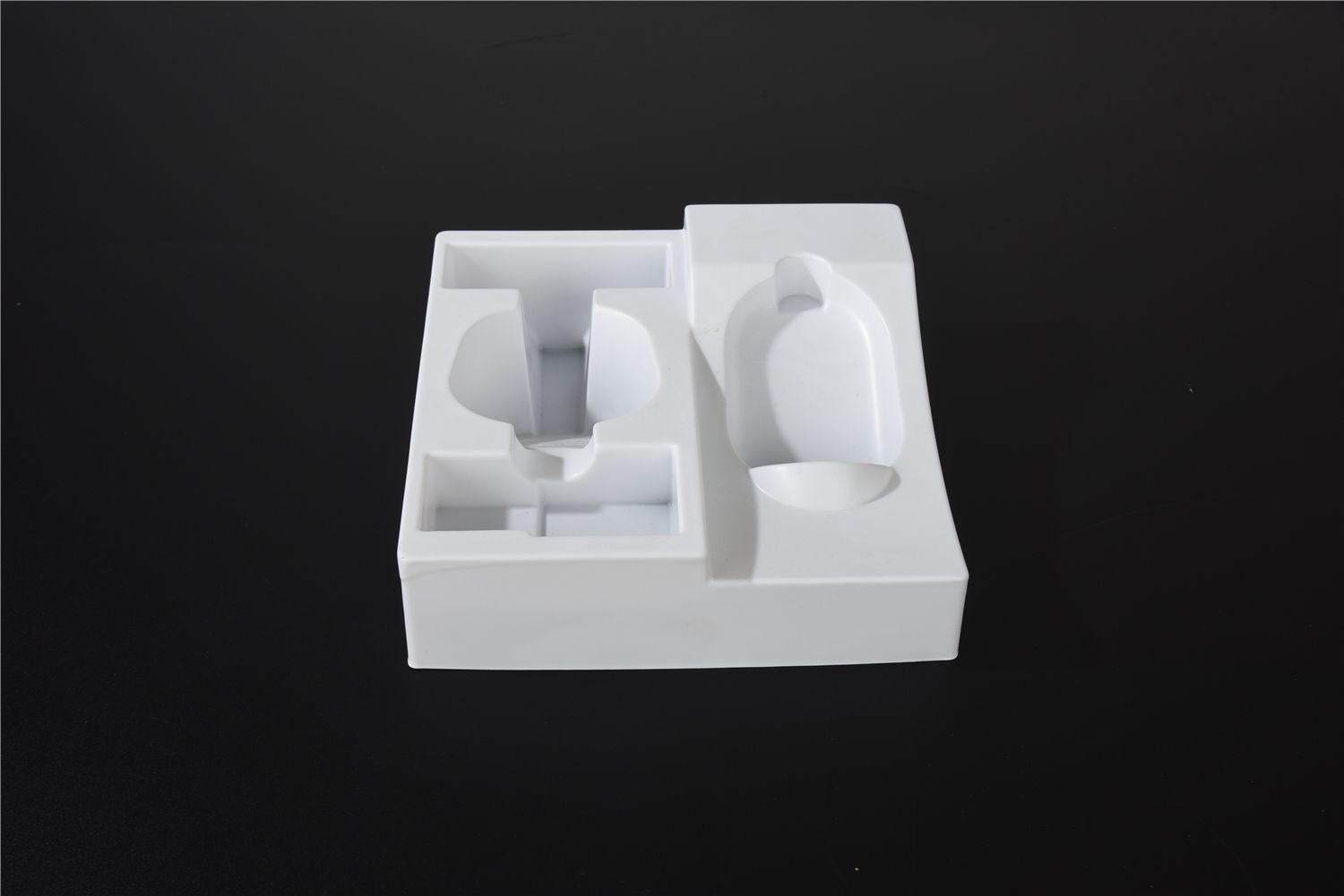 Wholesale Custom Product Packaging Disposable Explosion-proof and Cold-resistant Plastic White PVC PS Custom Inner Trays