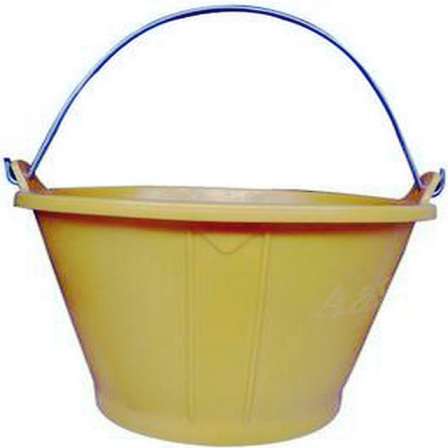 Poly (acrylic 20 L White plastic bucket