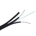 Indoor Outdoor 2 core ftth optical node drop cable flat fiber optic cable FTTH