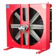 Cost-effective fin type Air Cooled Aluminum hydraulic oil cooler with 24v fan