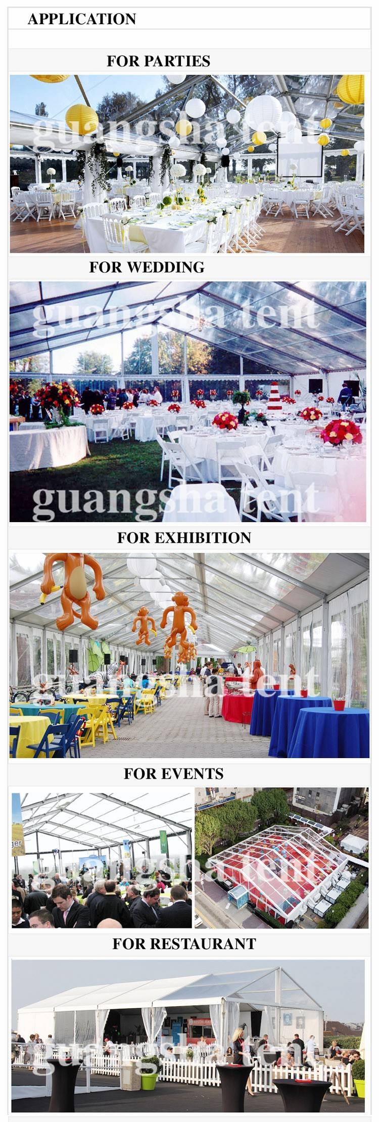Large Outdoor Clear Span Party Tent Marquee Tent Wedding Party