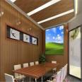 Best-selling indoor modern decoration wall panel integrated wood plastic wallboard