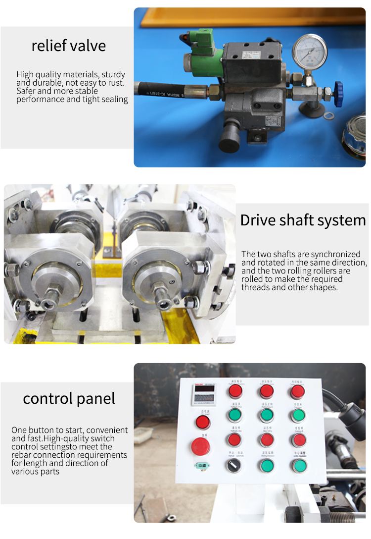 Tobest Nut and Bolt Making Machine Rebar Hydraulic Thread Rolling Machine z28-650