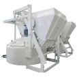 1 cubic meter centralized automatic feeding pan concrete mixer
