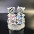 Wedding gift for guests cars interior decoration cute crystal bear crystal perfume holder