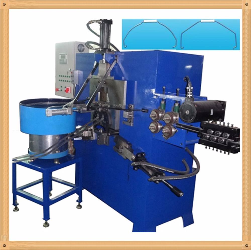 Multy-use automatic steel wire pail can bucket handle making machine