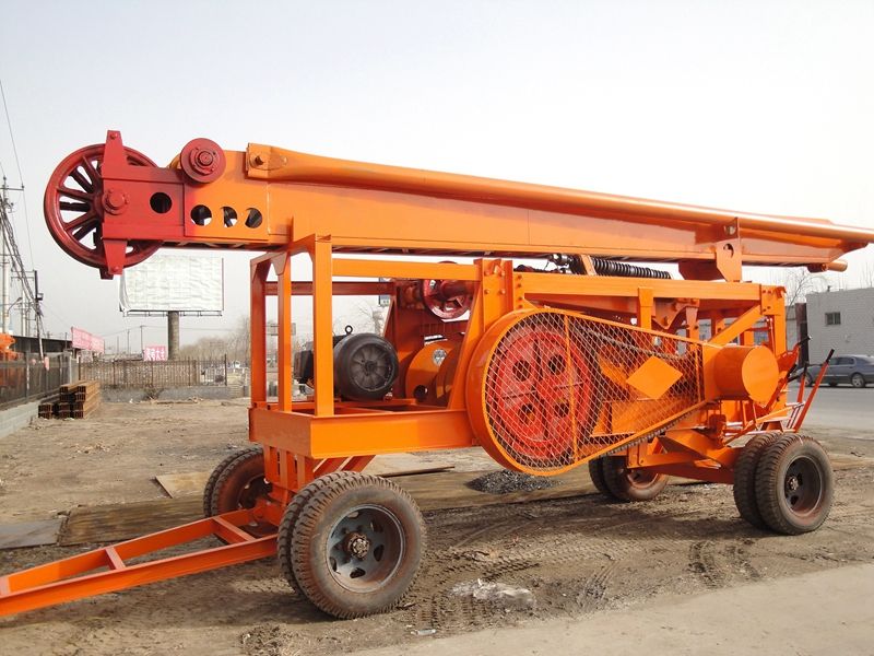 water well deep rock large hole diameter cable percussion drilling rig